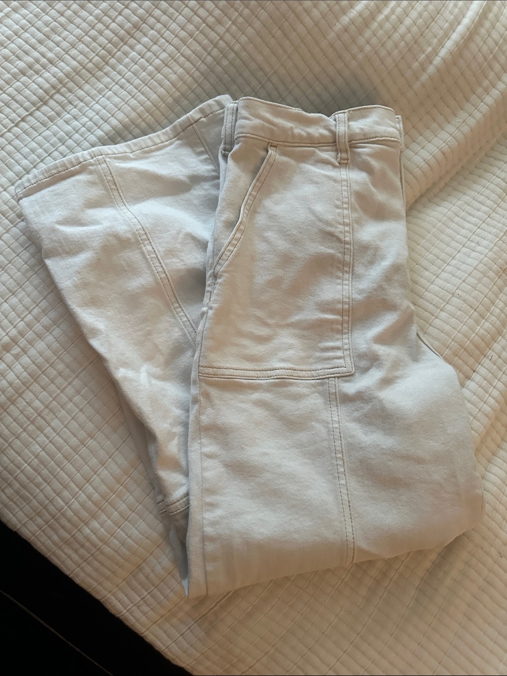 Rails High-Rise Jeans in Light Beige